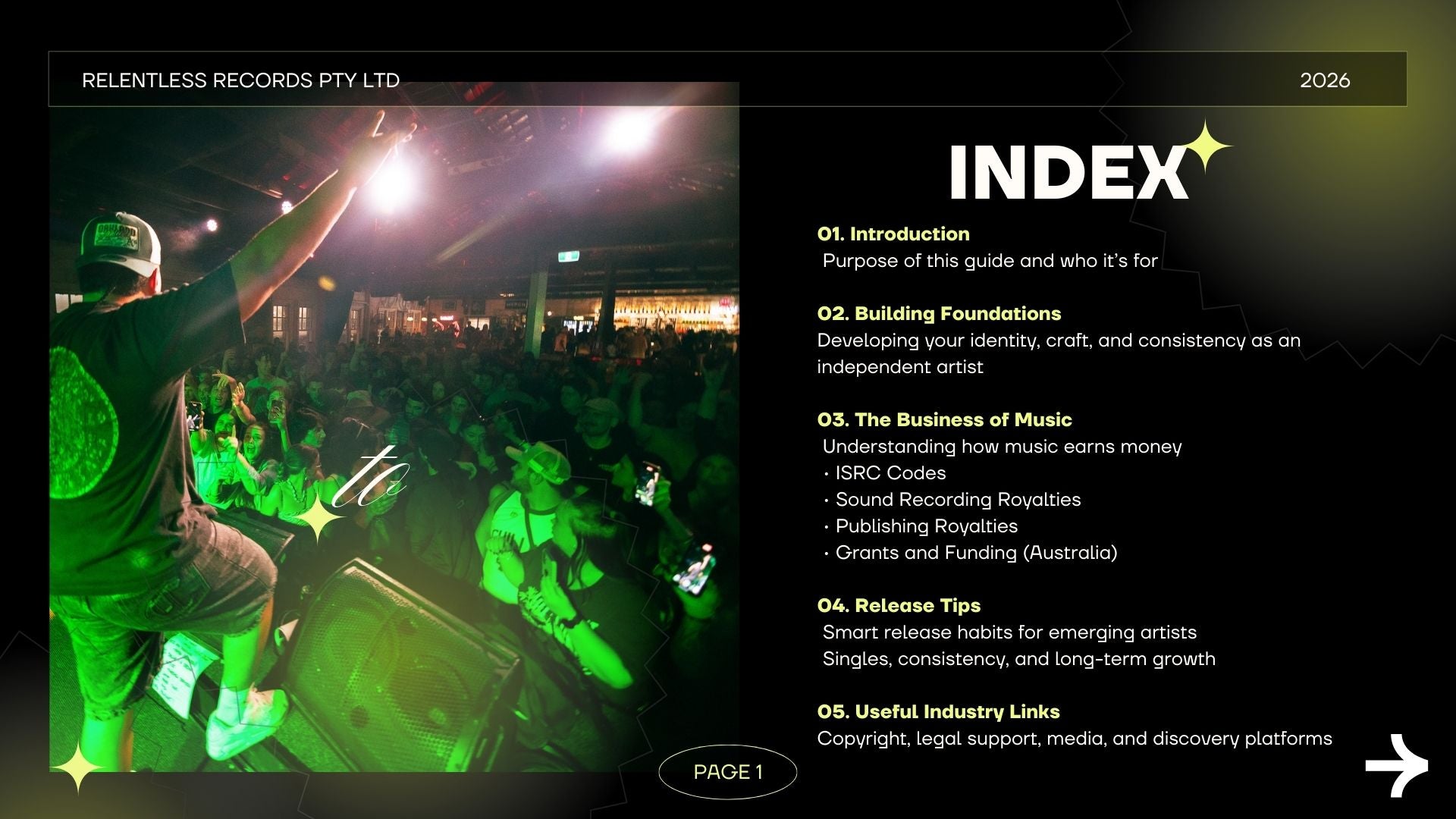 Pathway to Independence - Artist Foundations Guide (PDF)